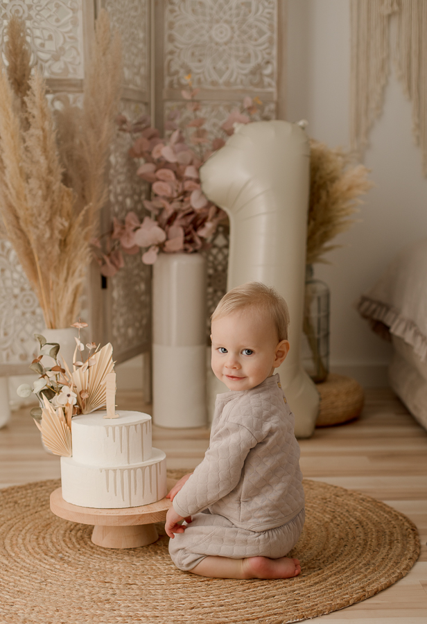 Fotoshooting zum ersten Geburtstag